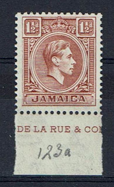 Image of Jamaica SG 123var LMM British Commonwealth Stamp